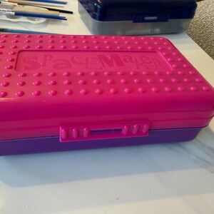 Pink and Purple vintage spacemaker Storage Box